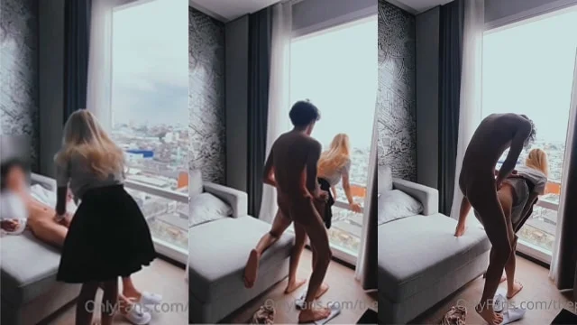 เย็ดคาชุด สาวนักศึกษา หนุ่มพาสาวมาคอนโด ตั้งกล้องแอบถ่าย ครางเสียวๆ